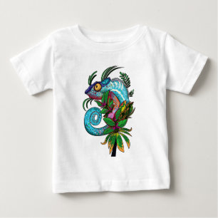 Rainbow Chameleon T Shirt