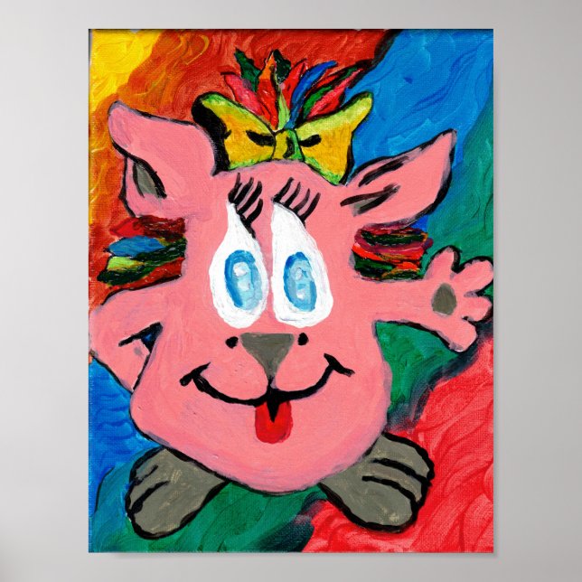 Rainbow Character Poster Paper (Semi-Gloss (Framsidan)