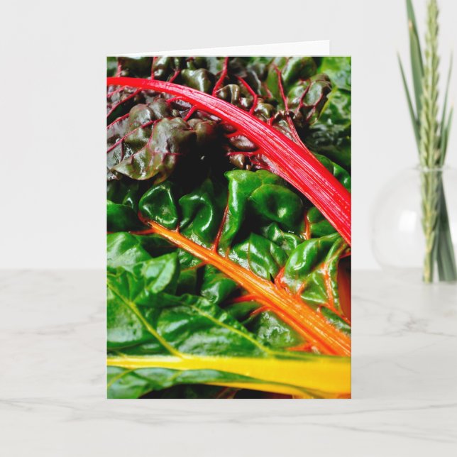 Rainbow Chard Kort (Framsida)