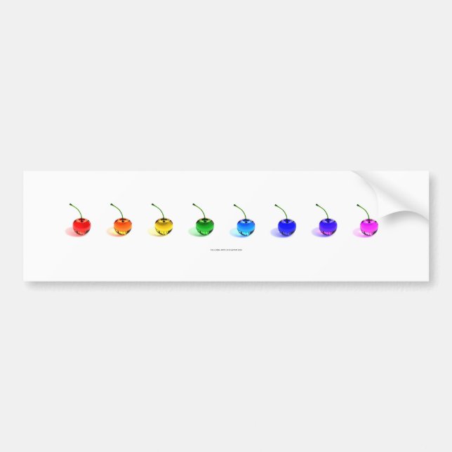 Rainbow Cherries Collection Bildekal (Framsidan)