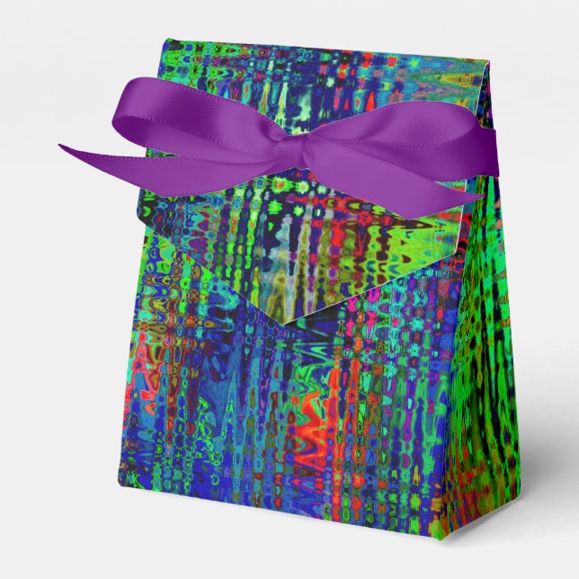 Rainbow Chevron Abstrakt Presentaskar (Framsidan Sidan)