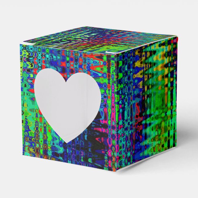 Rainbow Chevron Abstrakt Presentaskar (Framsidan Sidan)