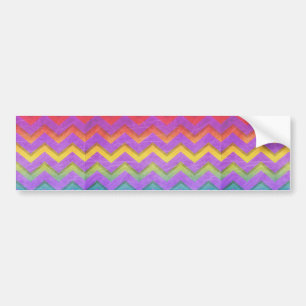 Rainbow Chevron av Shirley Taylor Bildekal