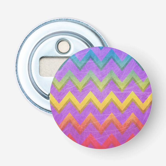 Rainbow Chevron av Shirley Taylor Flasköppnare (Framsidan)