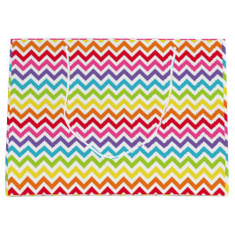 Rainbow Chevron Gift Bag