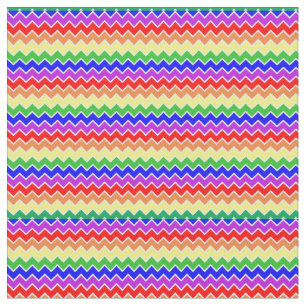 Rainbow Chevron Rand Colorful Tyg