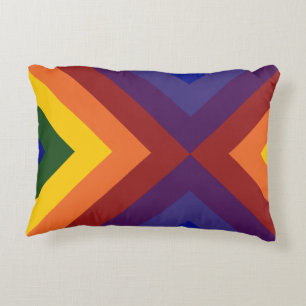 Rainbow Chevrons Prydnadskudde
