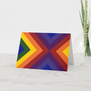 Rainbow Chevrons Tack Kort