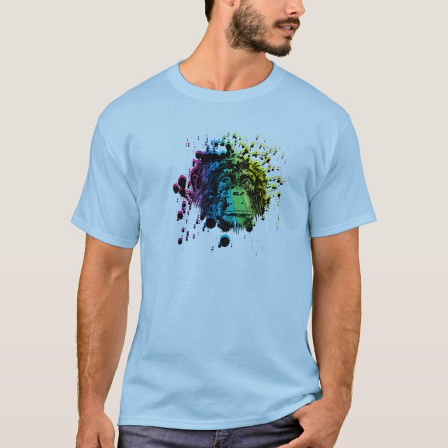 Rainbow Chimpanzee Tee (Framsida)
