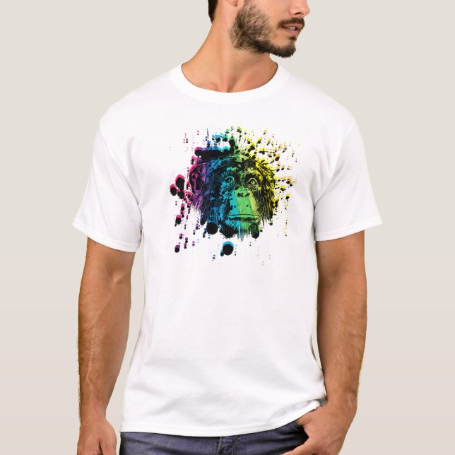 Rainbow Chimpanzee Tee (Framsida)