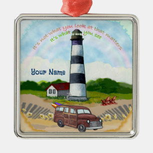 Rainbow Choice Lighthouse-ornament Julgransprydnad Metall
