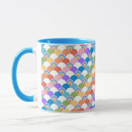 Rainbow Clamshell Mugg