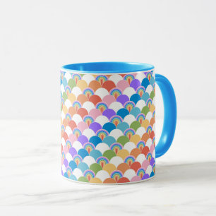 Rainbow Clamshell Mugg