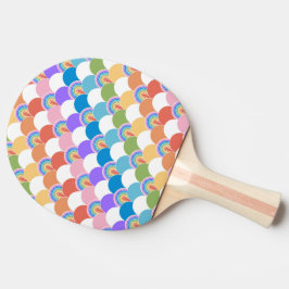 Rainbow Clamshell Pingisracket