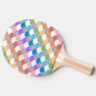 Rainbow Clamshell Pingisracket