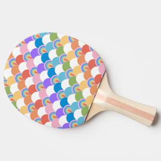 Rainbow Clamshell Pingisracket