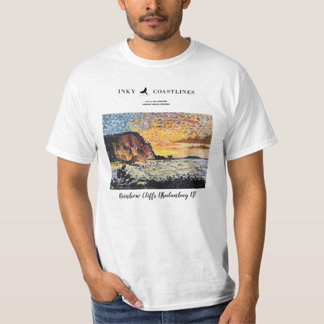 Rainbow Cliffs T Shirt (Framsida)