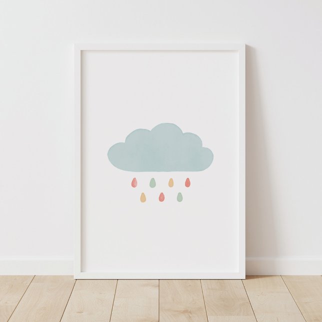 Rainbow Cloud Baby Nursery Decor Poster (Skapare uppladdad)