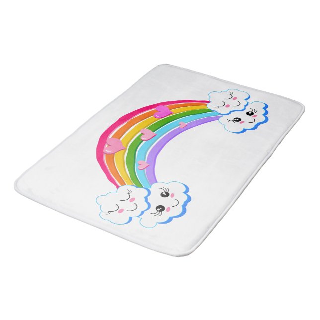 Rainbow Clouds Bathmat Badrumsmatta (Vinklad)