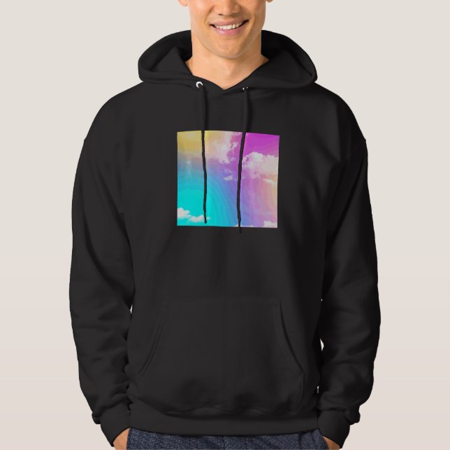 Rainbow Clouds Hoodie (Framsida)