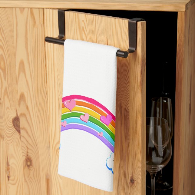 Rainbow Clouds Kitchen Towel Kökshandduk (Thirds Fold)
