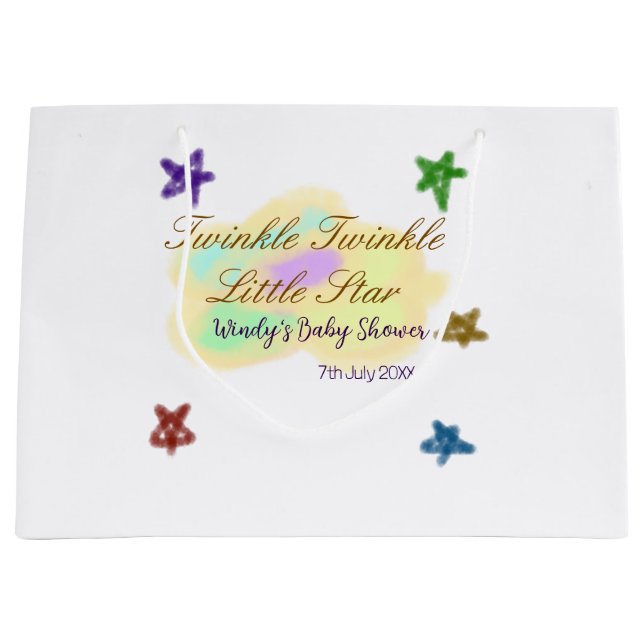 Rainbow clouds twinkle Twinkle Little Star baby (Framsidan)
