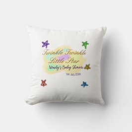 Rainbow clouds twinkle Twinkle Little Star baby Kudde
