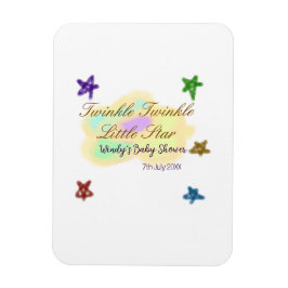 Rainbow clouds twinkle Twinkle Little Star baby Magnet