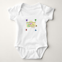 Rainbow clouds twinkle Twinkle Little Star baby T Shirt