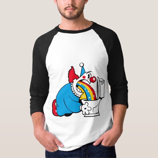 Rainbow Clown T Shirt (Framsida)