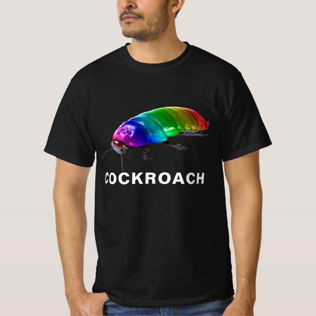 Rainbow Cockroach T Shirt (Framsida)