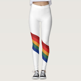 Rainbow Color Stripes Regenbogen Regenbogenfarben Leggings