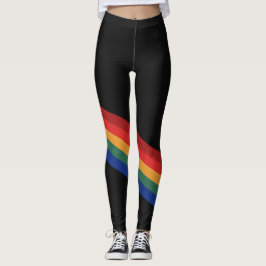 Rainbow Color Stripes Regenbogen Regenbogenfarben Leggings