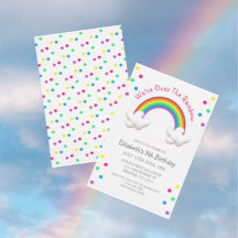 Rainbow Colorful Birthday