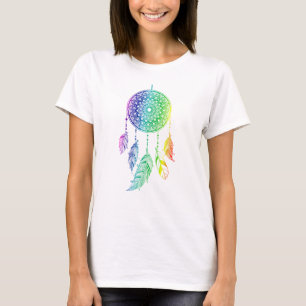 Rainbow Colorful dröm catcher ludd T Shirt