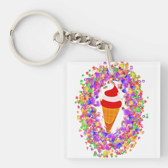 Rainbow Confetti Swirl Ice Cream (Framsidan)