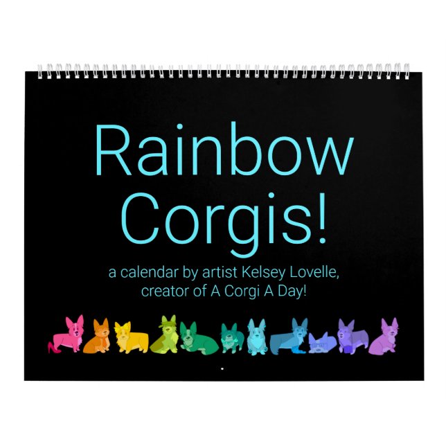 Rainbow Corgis! Kalender (Omslag)