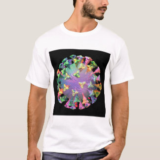 Rainbow Coronavirus COVID Virus Particle T Shirt