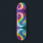 Rainbow Cosmic Galaxy Yin Yang Ocean Vågar Sk8r Mini Skateboard Bräda 18,5 Cm<br><div class="desc">Regnbåge havsflödet vinkart med en kosmisk galaxeffekt. Utformningen är mycket färgad och blandas på ett vackert sätt. Finns i många andra färg-kombinationer.</div>