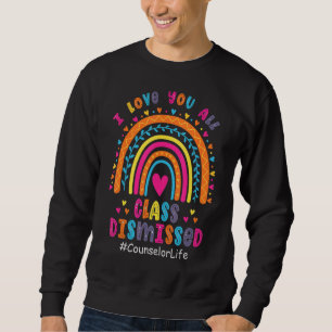 Rainbow Counselur Life I Kärlek You All Class Dism Lång Ärmad Tröja