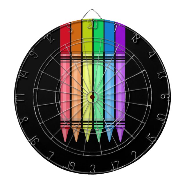 Rainbow Crayon Darttavla (Framsidan)