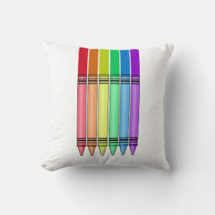 Rainbow Crayon Kudde