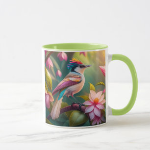Rainbow crested Jay Fantasy Bird Mugg