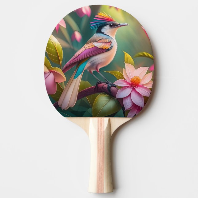Rainbow crested Jay Fantasy Bird Pingisracket (Framsidan)