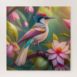 Rainbow crested Jay Fantasy Bird Pussel