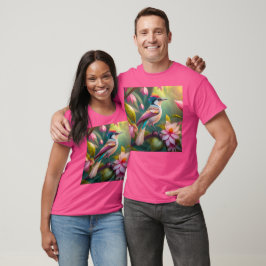 Rainbow crested Jay Fantasy Bird T Shirt