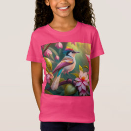 Rainbow crested Jay Fantasy Bird T Shirt