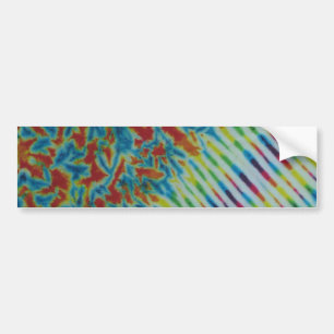 Rainbow Crinkle & Rand Tie Dye Bildekal