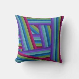 Rainbow Crisscross Kudde