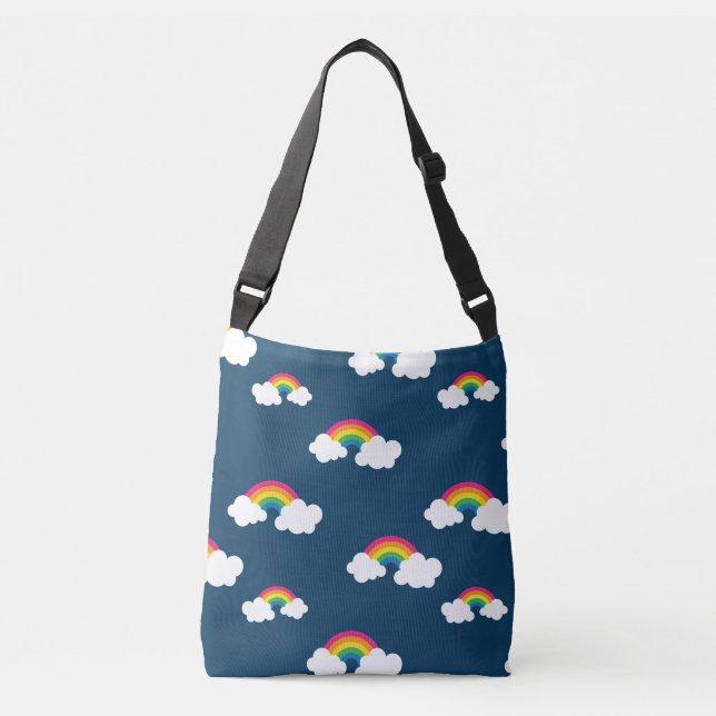 Rainbow Crossbody Bag Axelväska (Framsida)